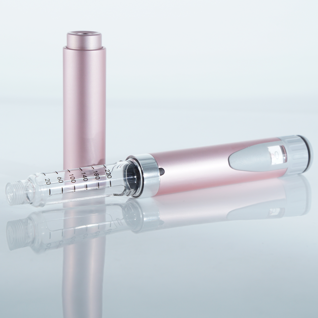Caneta de injeção reutilizável rosa