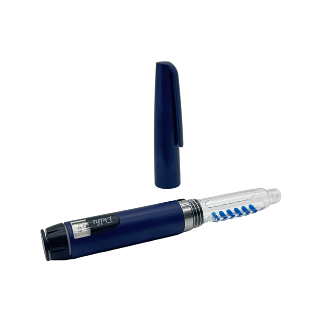 Caneta de injeção reutilizável v1 azul