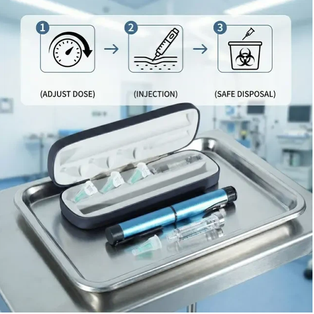 reusable injection pen caneta de injeção reutilizável