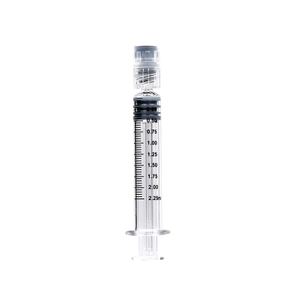 2,25 ml de seringa de vidro