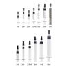 Seringa de vidro de 10 ml 10 ml seringa de vidro