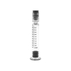 Seringa hipodérmica médica de 2 ml de vidro